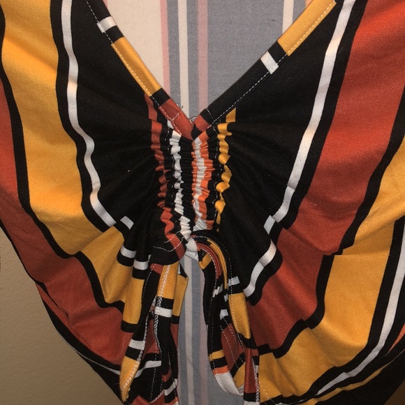 Striped long sleeve cropped t - Picture 3 of 4